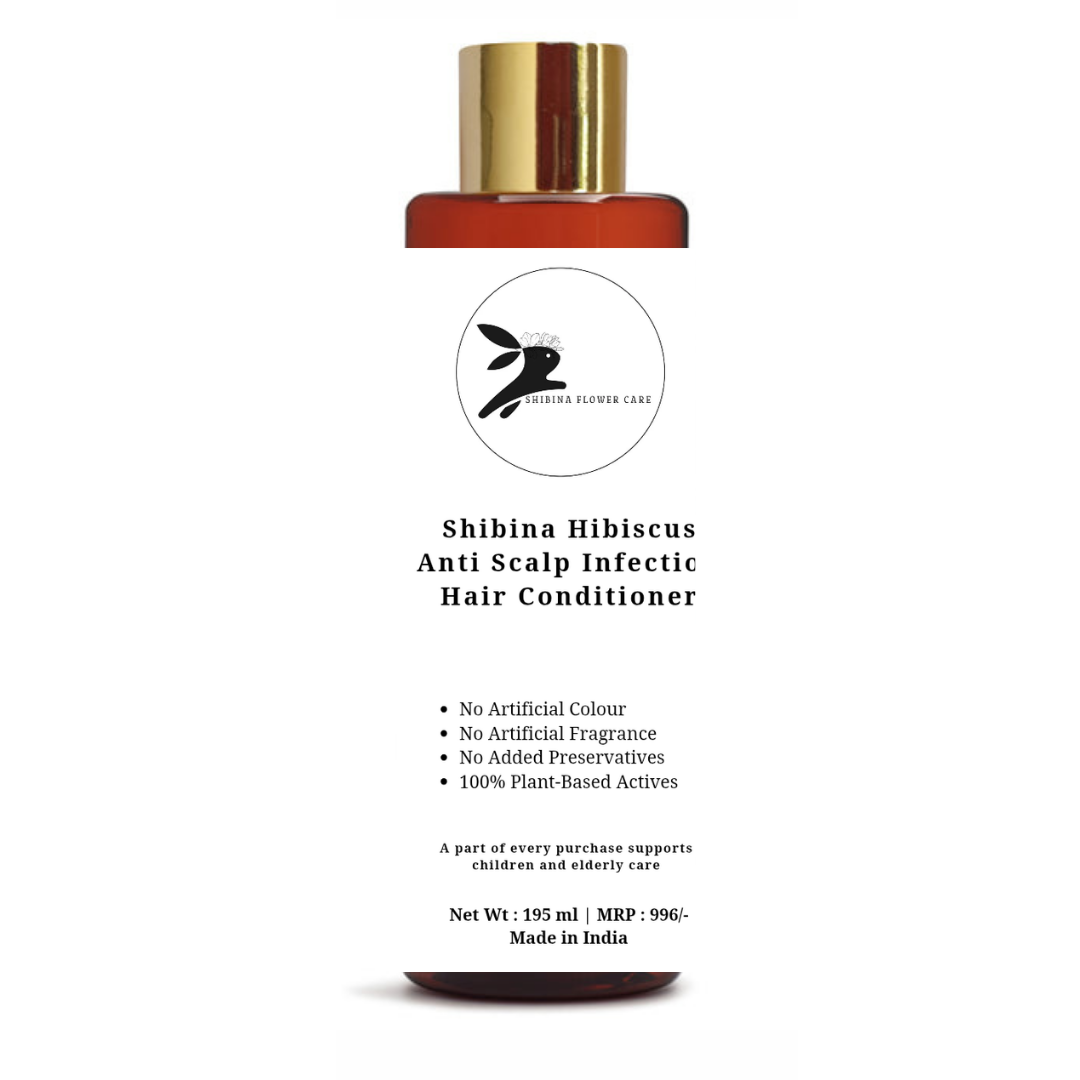 Shibina Hibiscus Anti Dandruff Conditioner | Reduces Flakes, Itch & Scalp Irritation | Scalp Care & Hydrating Conditioner | Dermatologically Tested