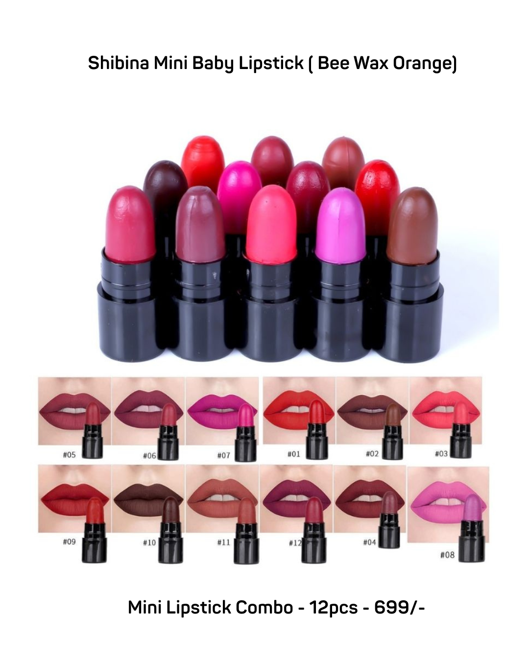 Shibina Mini Lipstick Combo