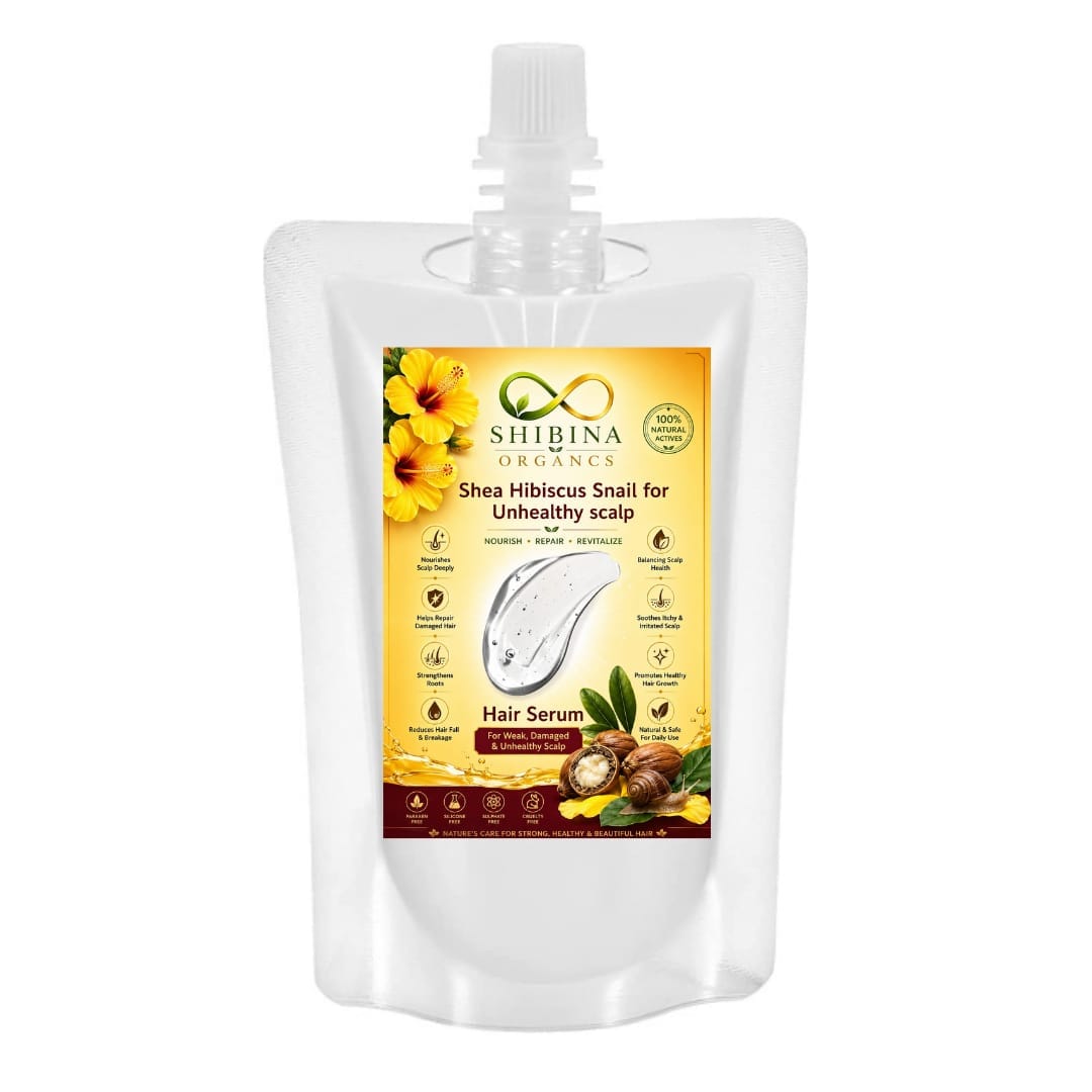 Shibina Shea Hibiscus Snail Unhealthy Scalp Hair Serum
