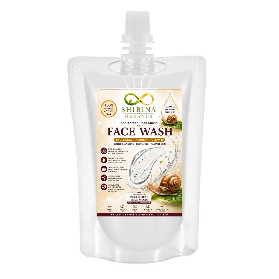 Shibina Indo Korean Snail Mucin Face Wash
