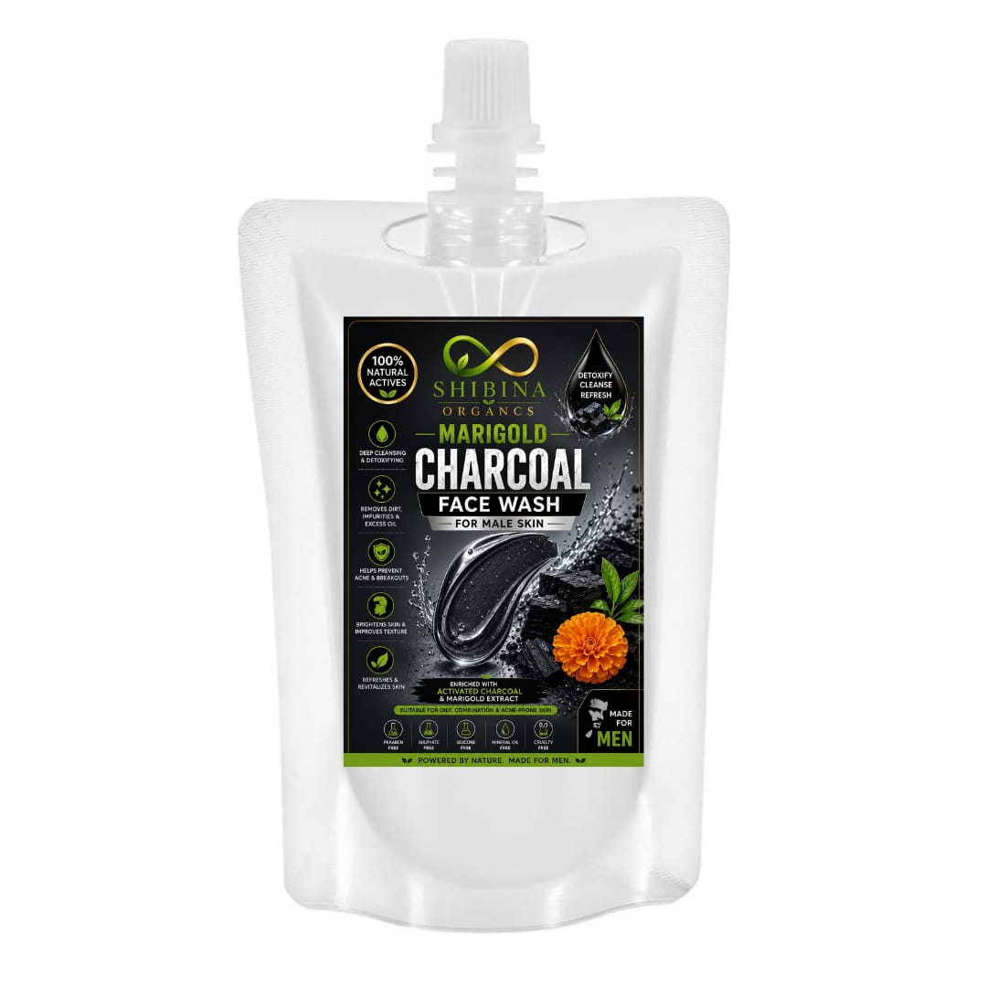 Shibina Marigold Charcoal Face Wash For Men