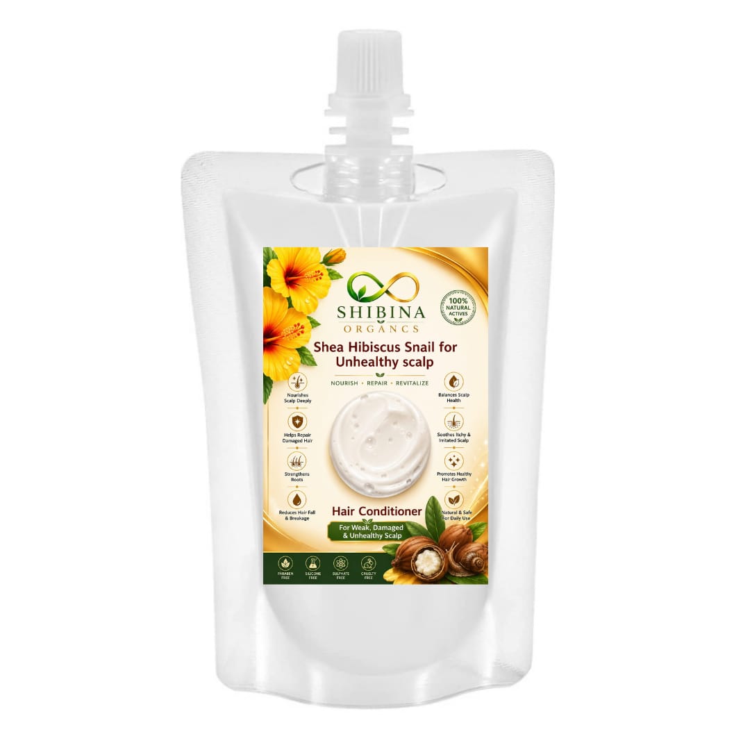Shibina shea Hibiscus Snail for Unhealthy Scalp Hair Conditioner
