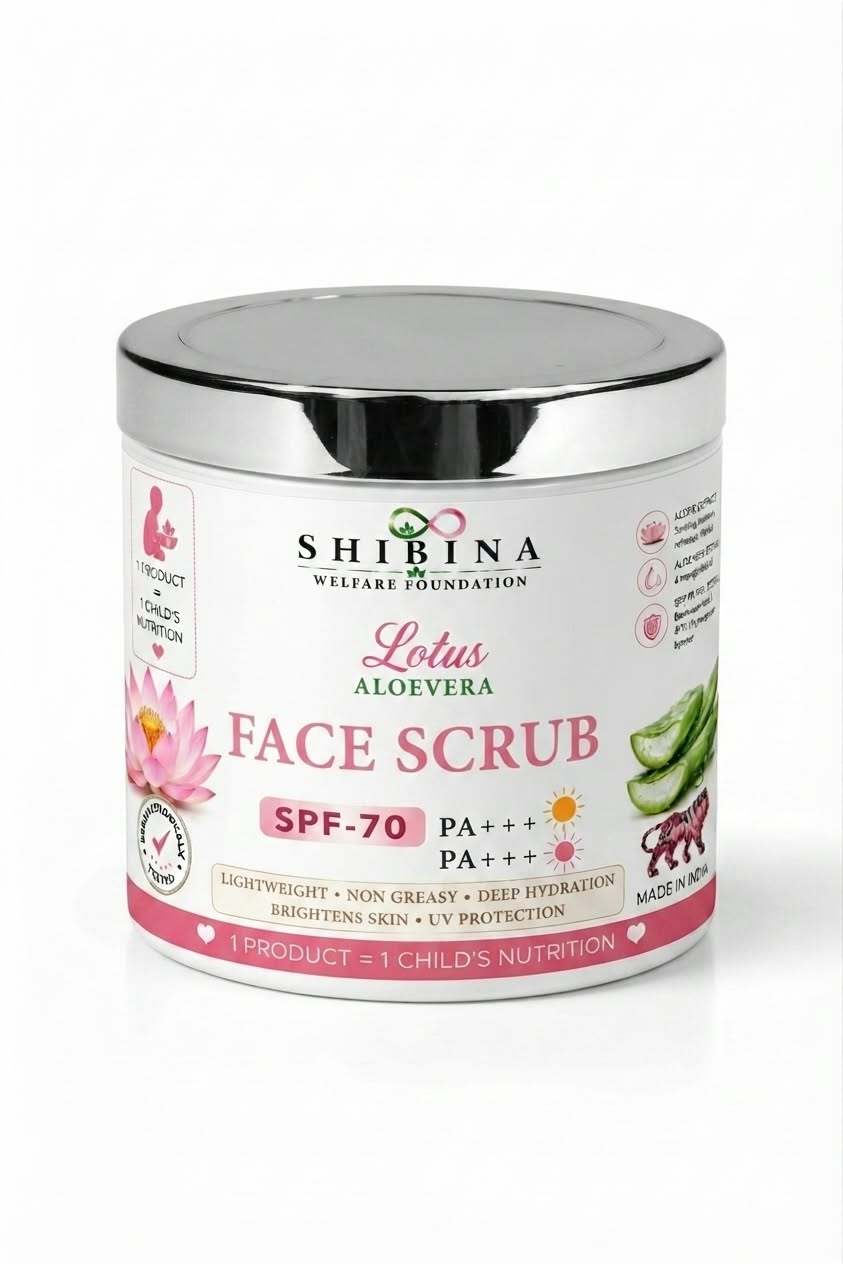Shibina Lotus Aloe Vera Face Scrum SPF 70 PA+++