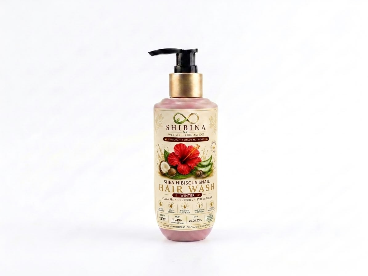 Shibina Shea Hibiscus Snail Hair Wash