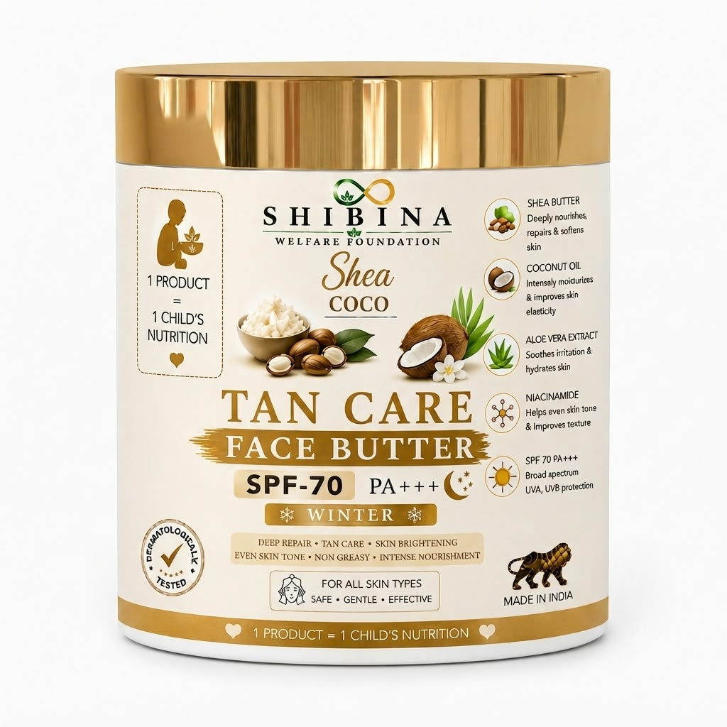 Shibana Shea Coco Tan Care Night Butter SPF-70 PA+++ (Winter)