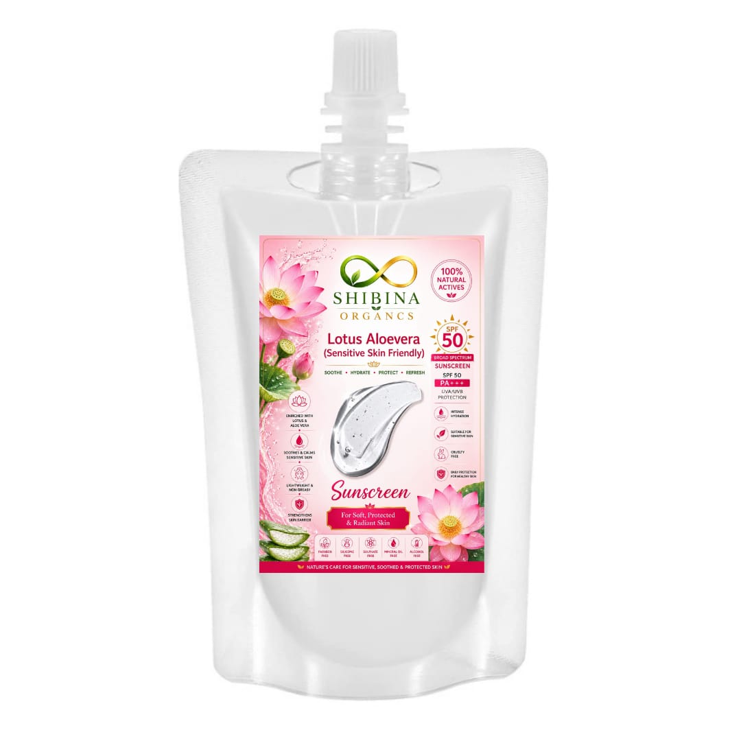 Shibina Lotus Alovera Sunscreen SPF50 p+++