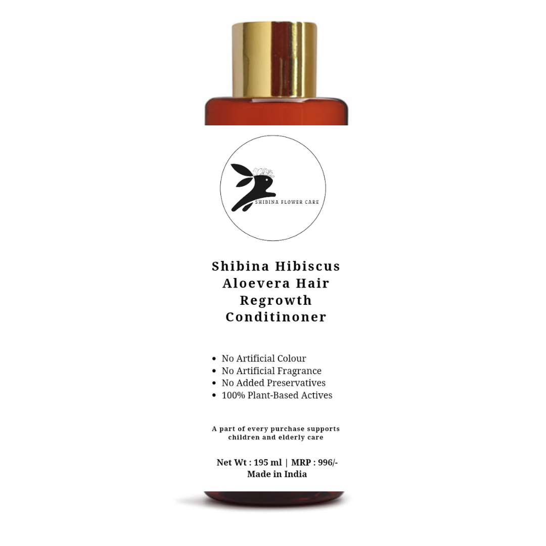 Shibina Hibiscus Aloe Vera Hair Growth Conditioner | Reduces Hair Fall & Supports Regrowth | Strengthening & Hydrating Conditioner | Dermatologically Tested