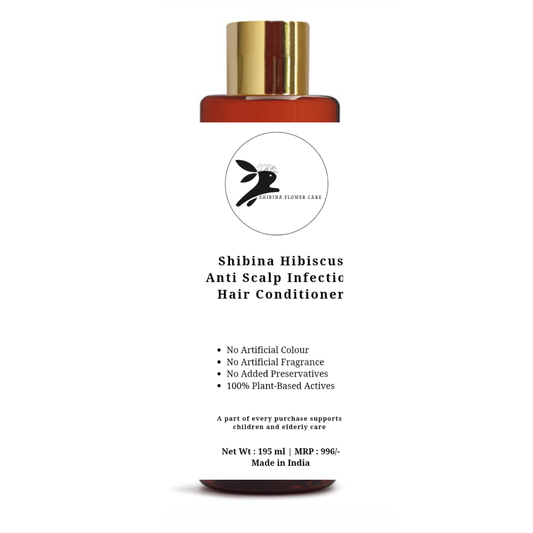 Shibina Hibiscus Anti Dandruff Conditioner | Reduces Flakes, Itch & Scalp Irritation | Scalp Care & Hydrating Conditioner | Dermatologically Tested