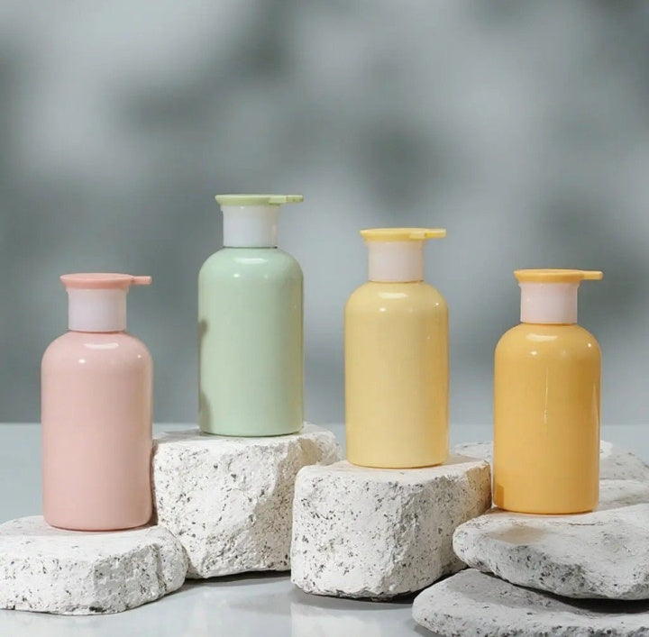 300ml Colourful Pump Bottle with Cosmetic products ( Ready For Third Party Manufacturing )