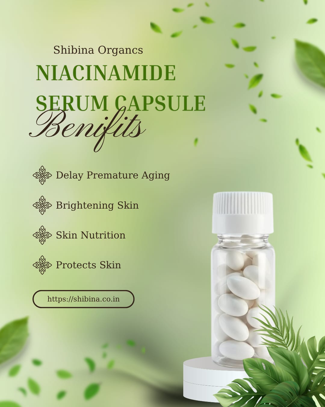 Shibina Niacinamide Serum Capsules
