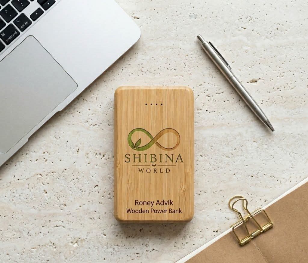 Shibina Digihub Mango Wood Power Bank 10000mAh