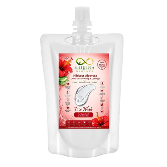 Shibina Hibiscus Aloevera De Tan Soothing Facewash