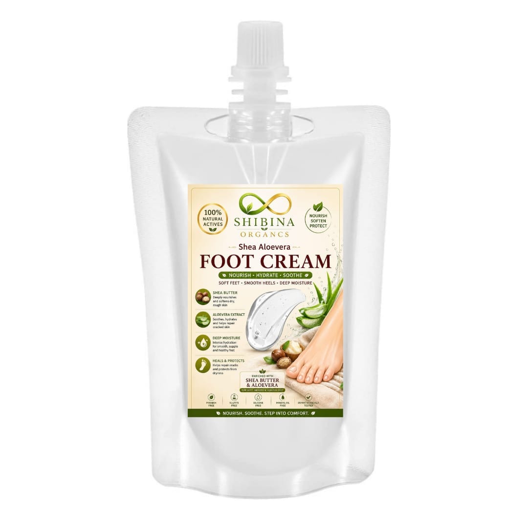 Shibina Organcs Shea Aloe vera Foot Cream