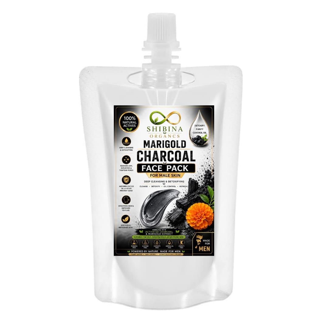 Shibina Marigold Charcoal Facepack For Men