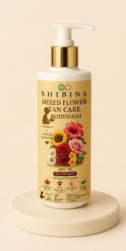 Shibina Mixed Flower Bodywash ( Tan Care )