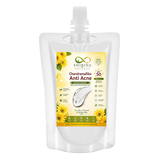 Shibina Chandramallika Anti Acne Sunscreen SPF50 p+++