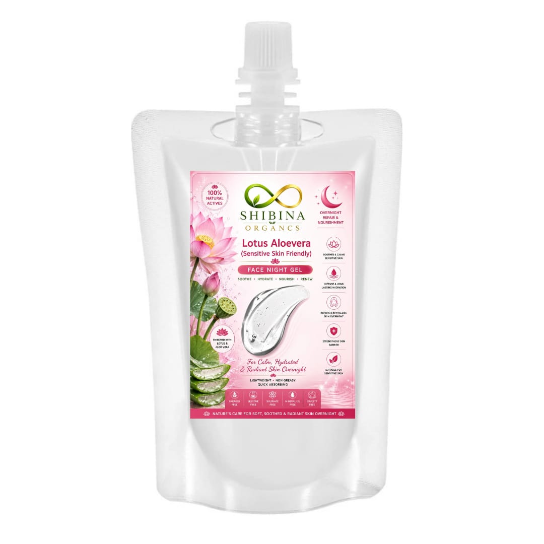 Shibina Lotus Aloevera Face Night Gel