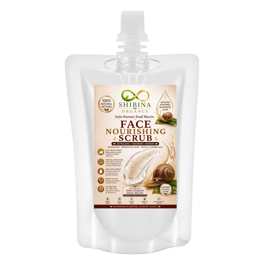 Shibina Indo Korean Snail Mucin Face Nourishing Scrub