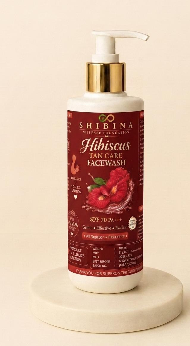 Shibina Hibiscus Tan Care Face Wash
