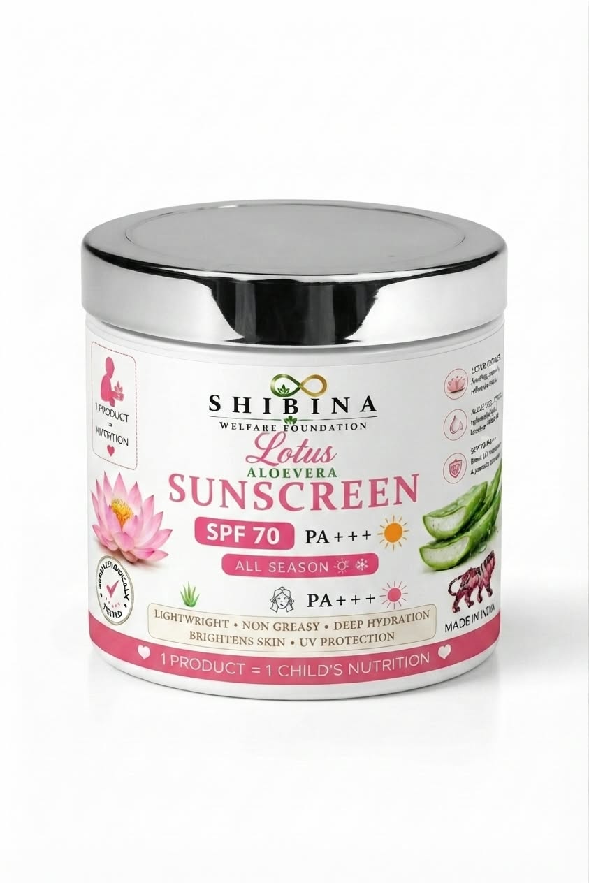 Shibina Lotus Aloe Vera Sunscreen SPF 70 PA+++