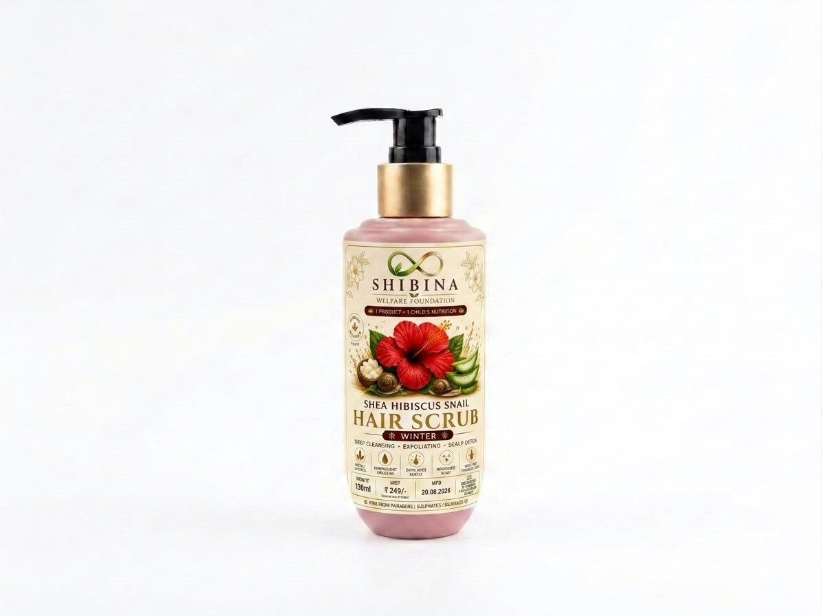 Shibina Shea Hibiscus Snail Hair Scrub