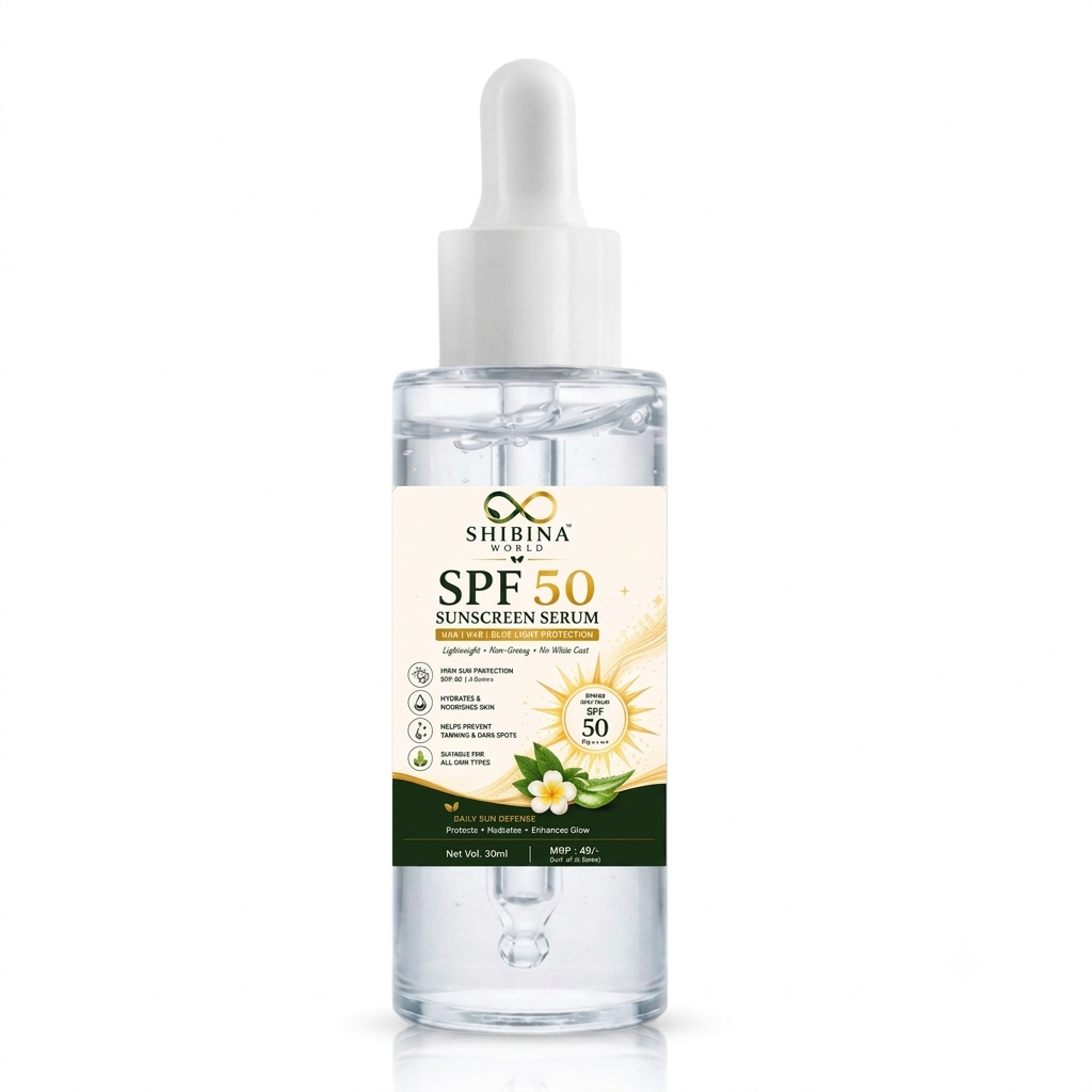 SHIBINA WORLD SPF 50 SUNSCREEN SERUM
