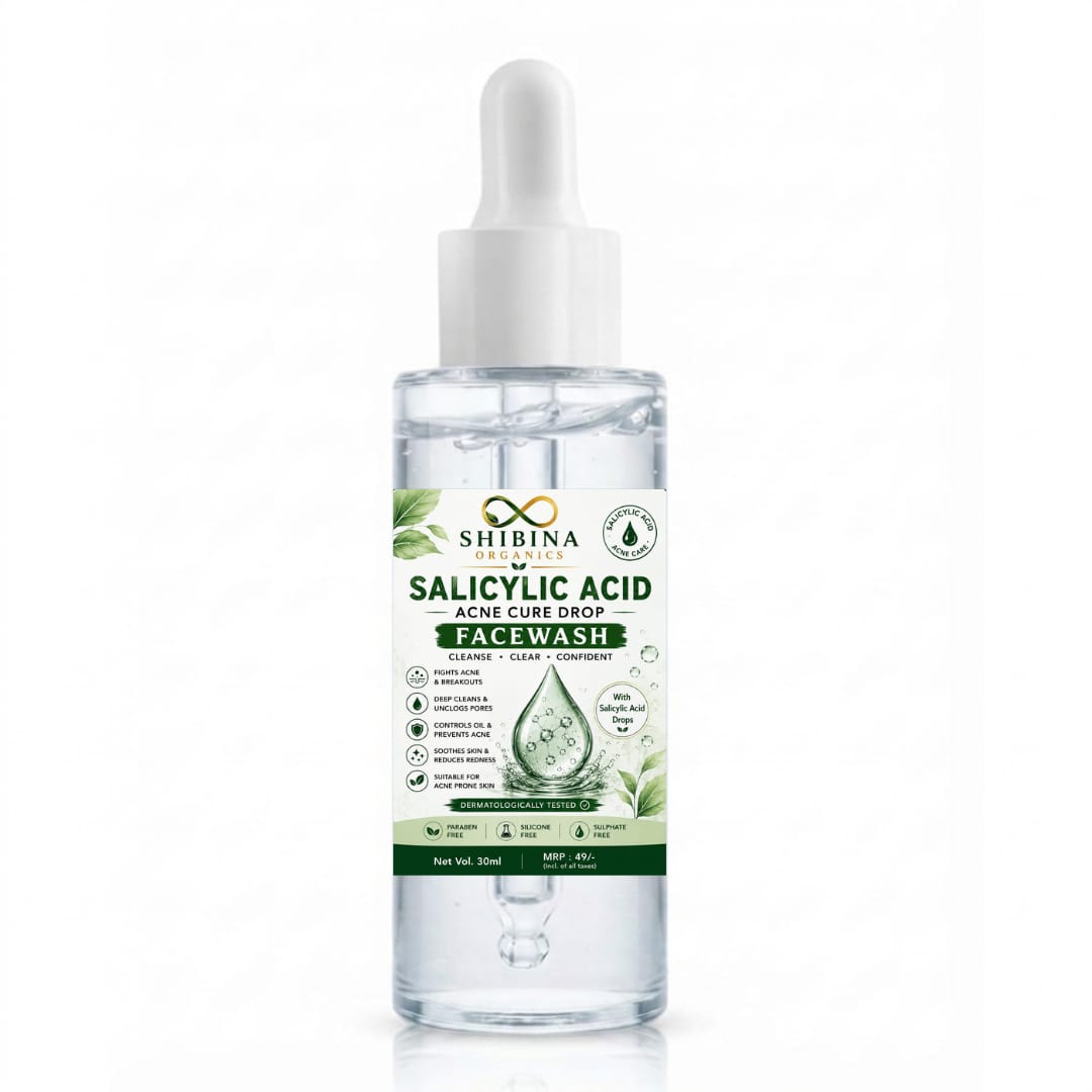 SHIBINA ORGANIC SALICYLIC ACID ACNE CURE DROP FACE WASH