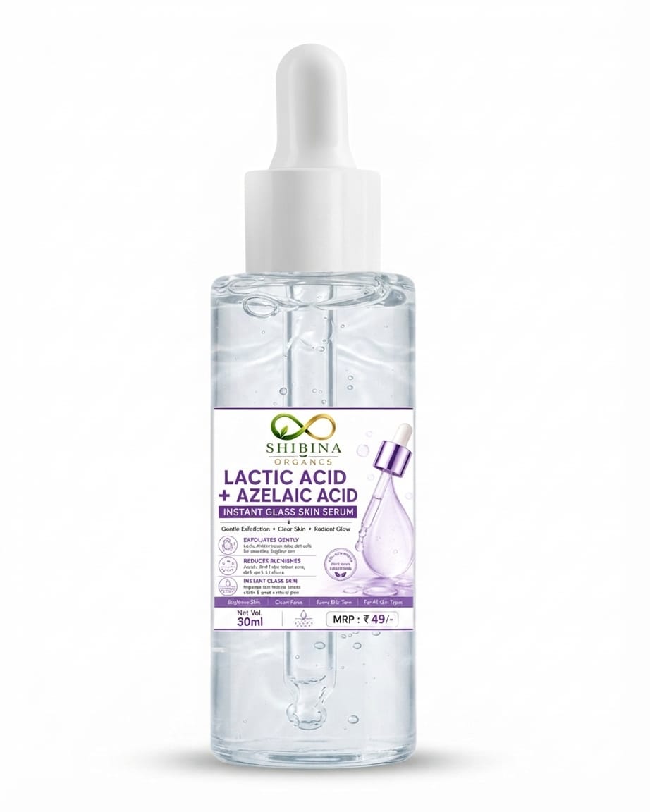 SHIBINA ORGANIC LACTIC ACID+AZELAIC ACID INTANT GLASS SKIN SERUM