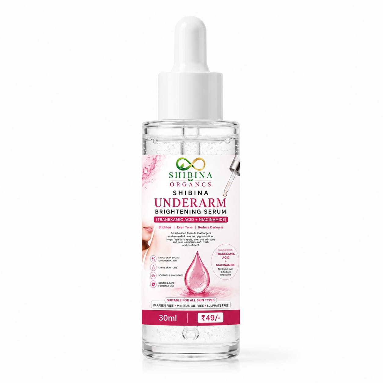 Shibina Underarm Brightening Serum (Tranexamic Acid + Niacinamide)