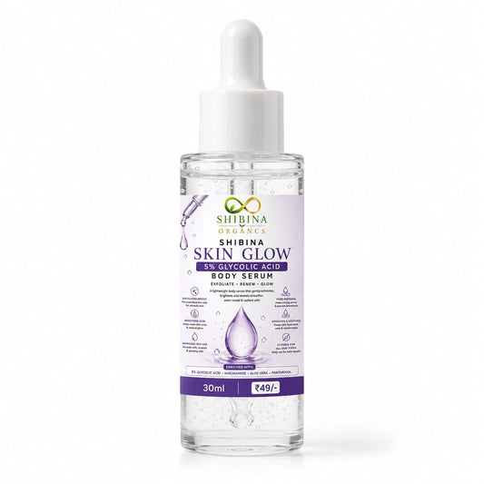 Shibina Skin Glow Body Serum (5% Glycolic Acid)