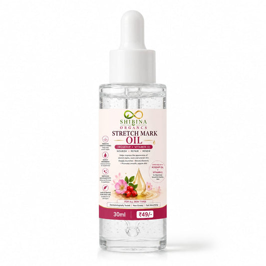 Shibina Strech Mark Oil (Rosehip + Vitamin E)